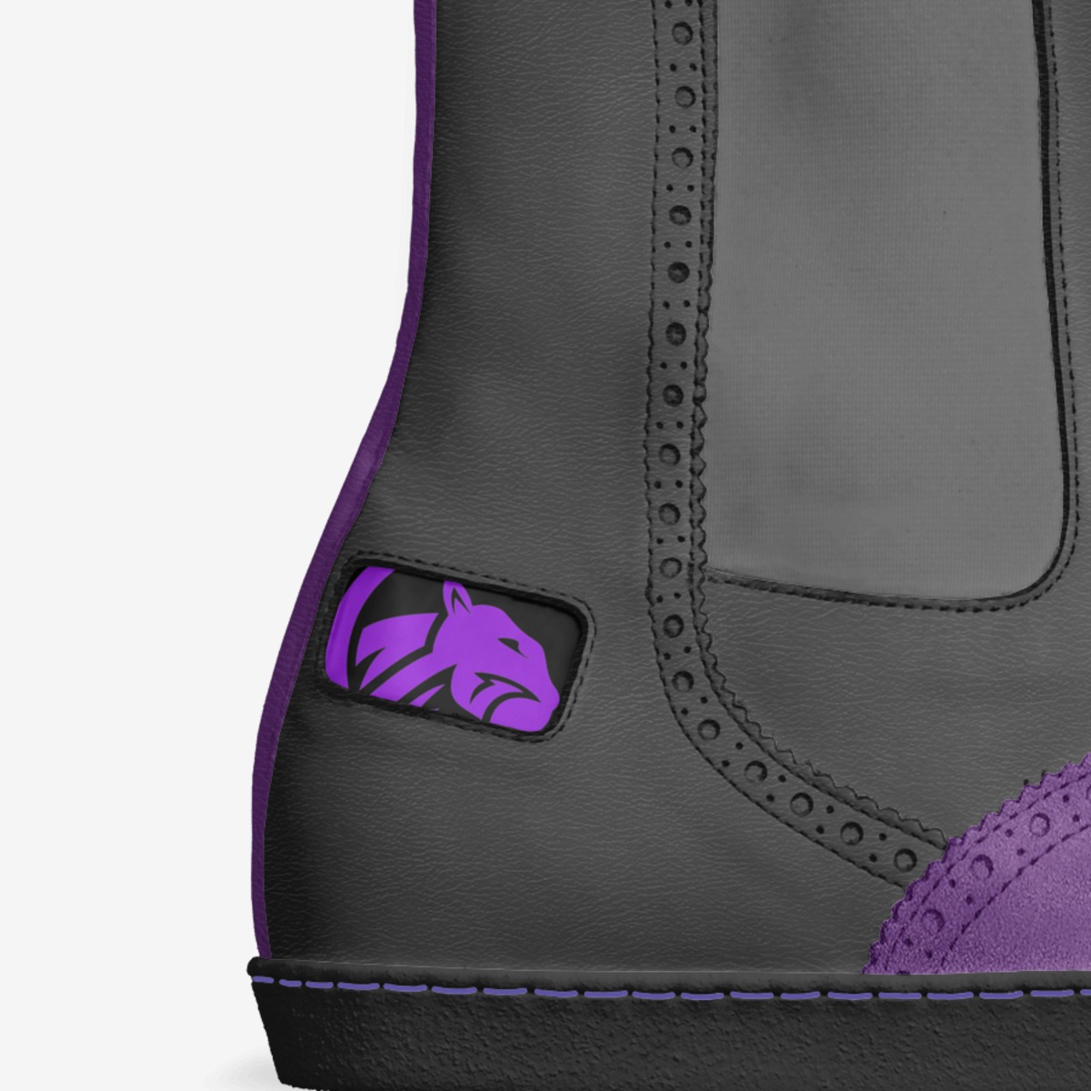 The Shadow PX '24 custom made in Italy shoes by Paul Pantera | Detail view