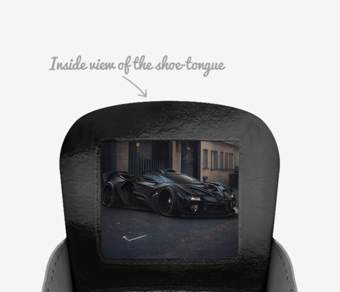 Ver 2 INVERT custom made in Italy shoes by Aiden Malaczewski | Tongue view