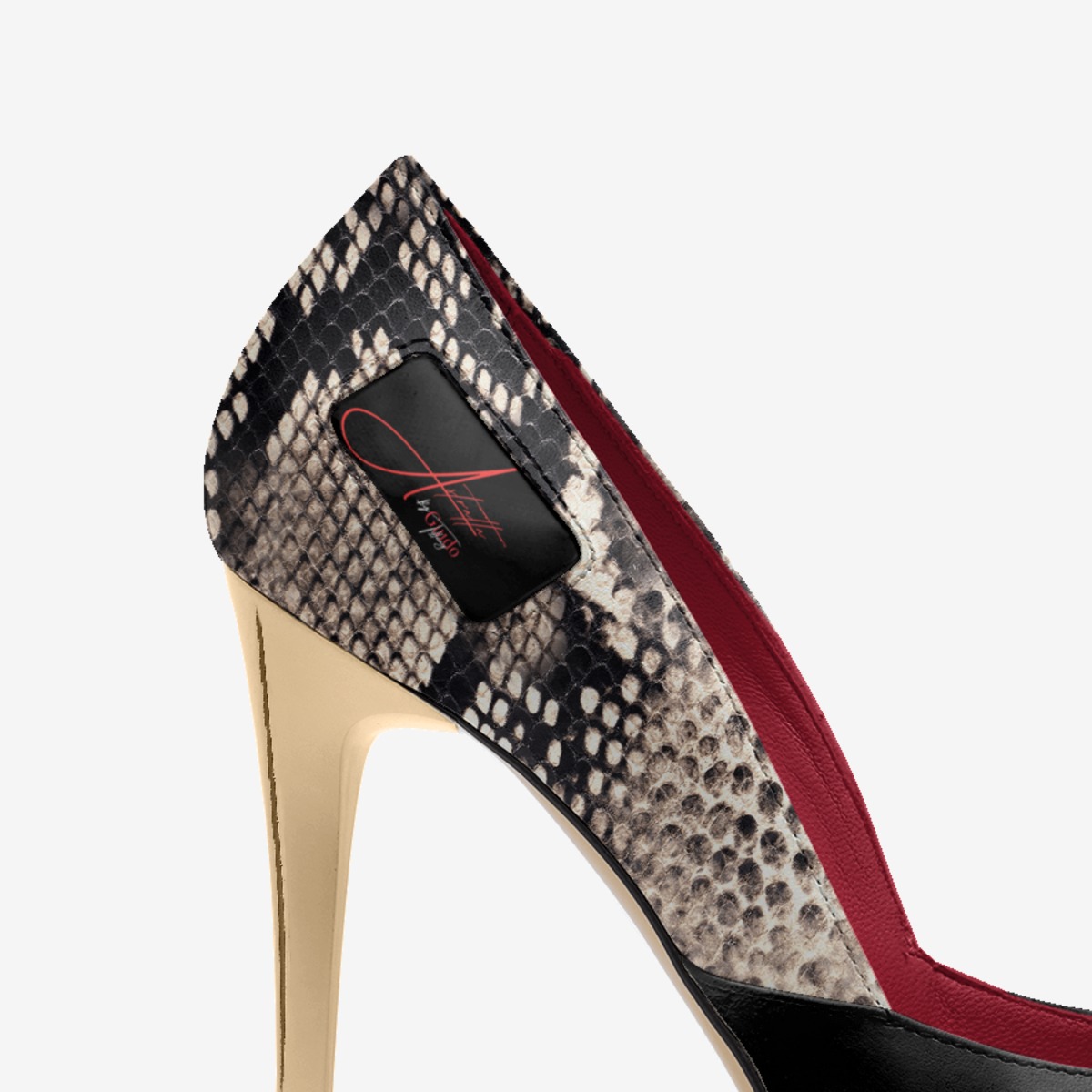 Astratta 2.0 custom made in Italy shoes by Tiffany Guido | Detail view