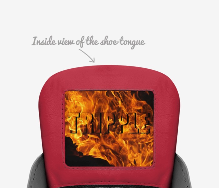 NEW_Pouch custom made in Italy shoes by Rachel Ekinde | Tongue view