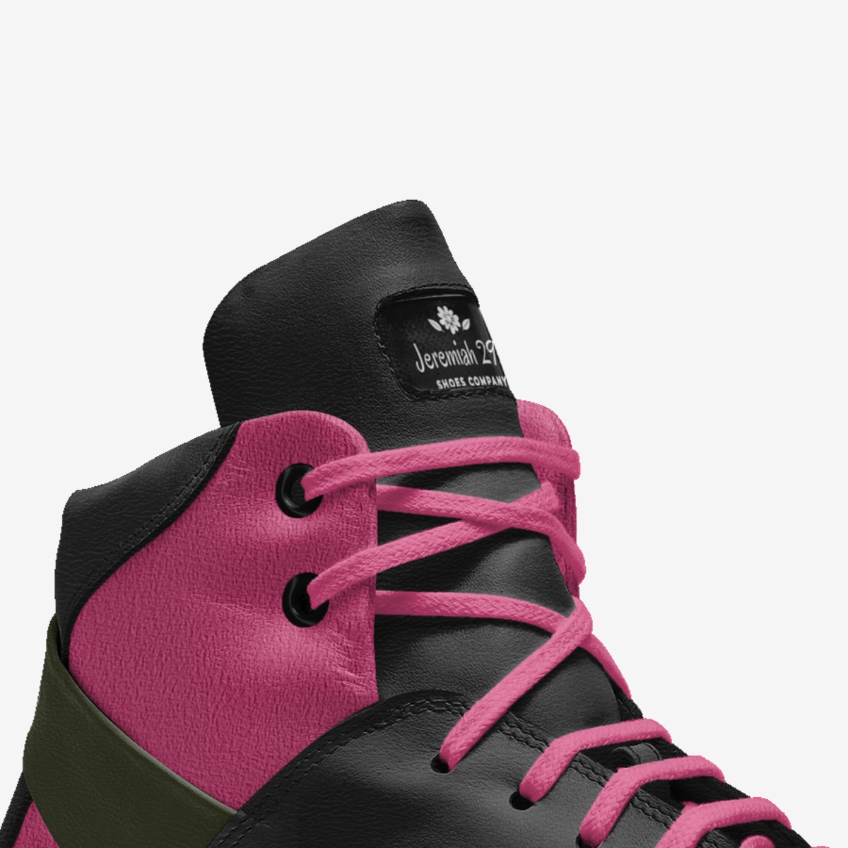 Jeremiah 29:11 custom made in Italy shoes by Jacqueline Wilson | Detail view