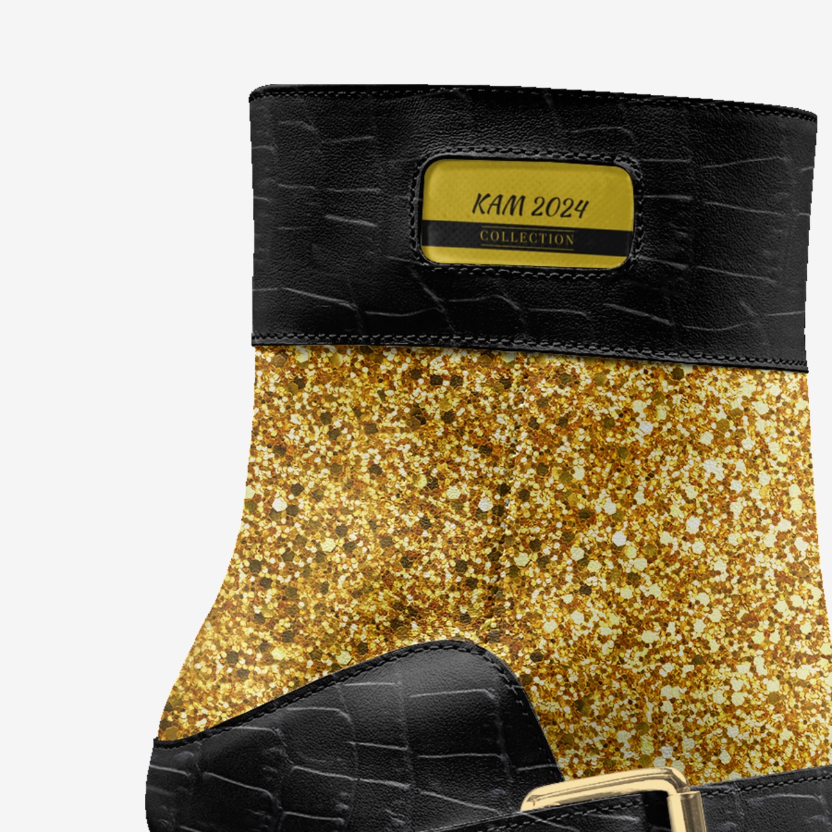 KAM 2024 custom made in Italy shoes by Aminata Kamara | Detail view