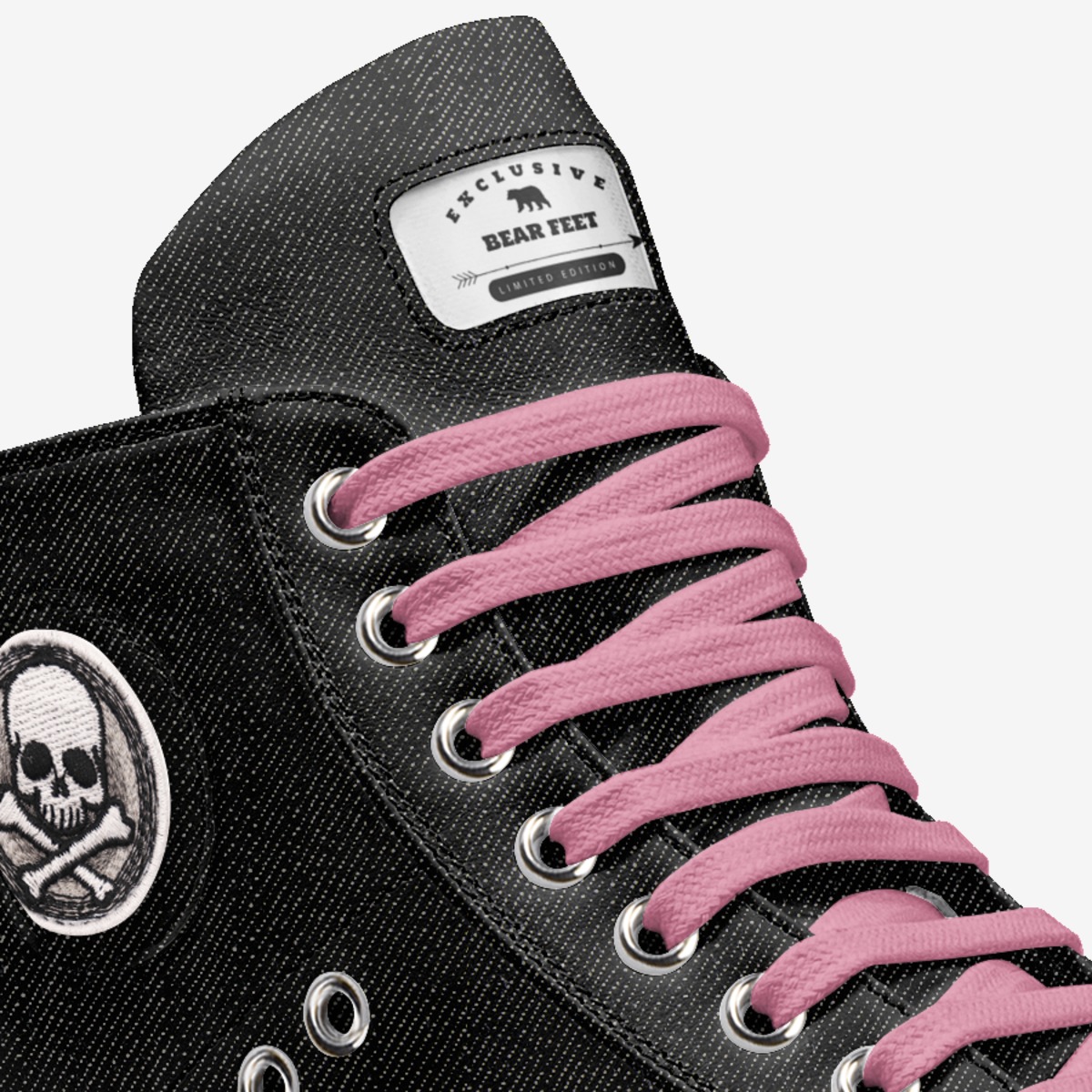 Bear feet custom made in Italy shoes by Sarah Mulka | Detail view