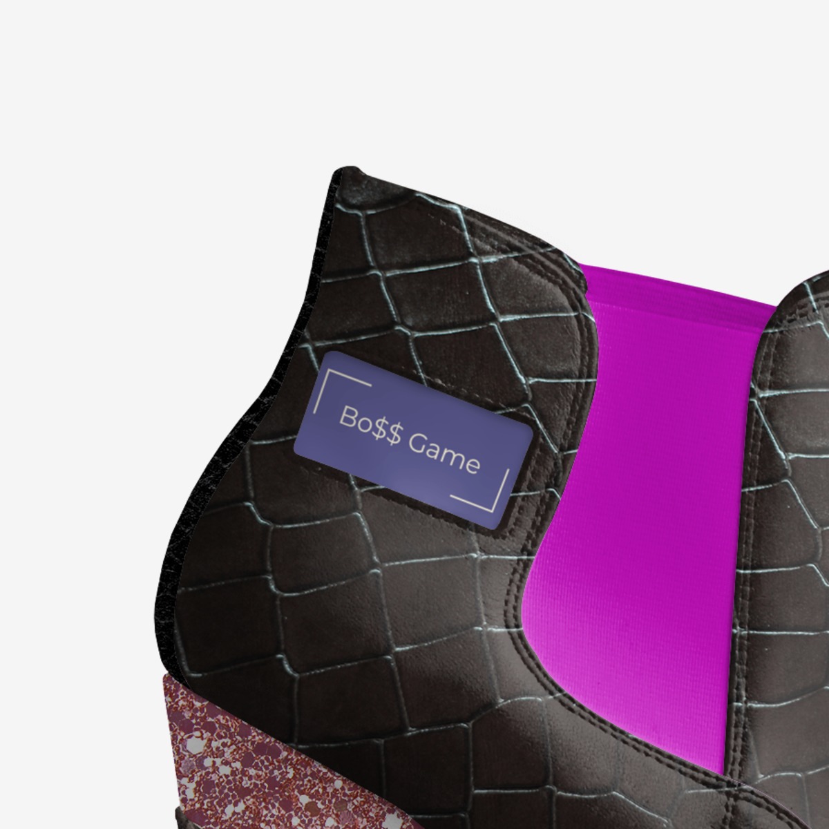 The Revenge Collec custom made in Italy shoes by Ashley Williams | Detail view