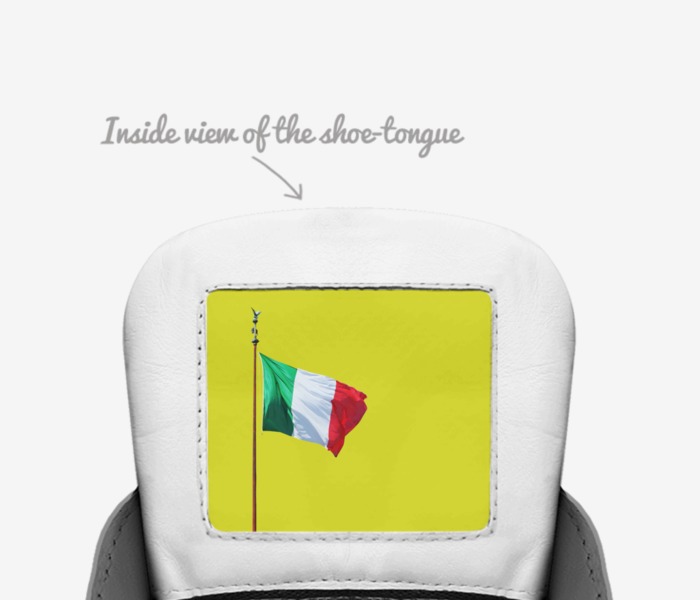 ITALIA LEATHER 03 custom made in Italy shoes by Duvall Daniels | Tongue view