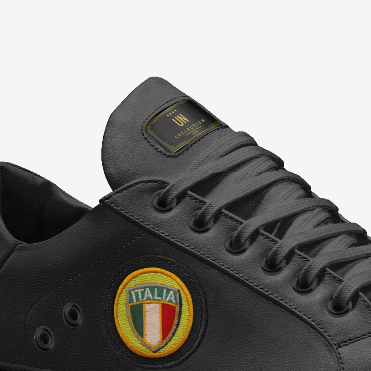 ITALIA LEATHER 06 custom made in Italy shoes by Duvall Daniels | Detail view