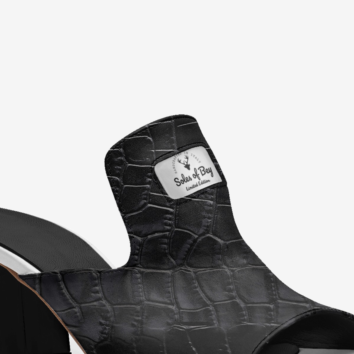 Soles of Bey custom made in Italy shoes by Quiame Bey | Detail view