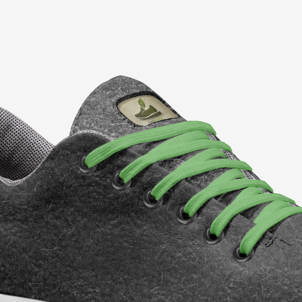 GreenStridePath custom made in Italy shoes by Ron | Detail view