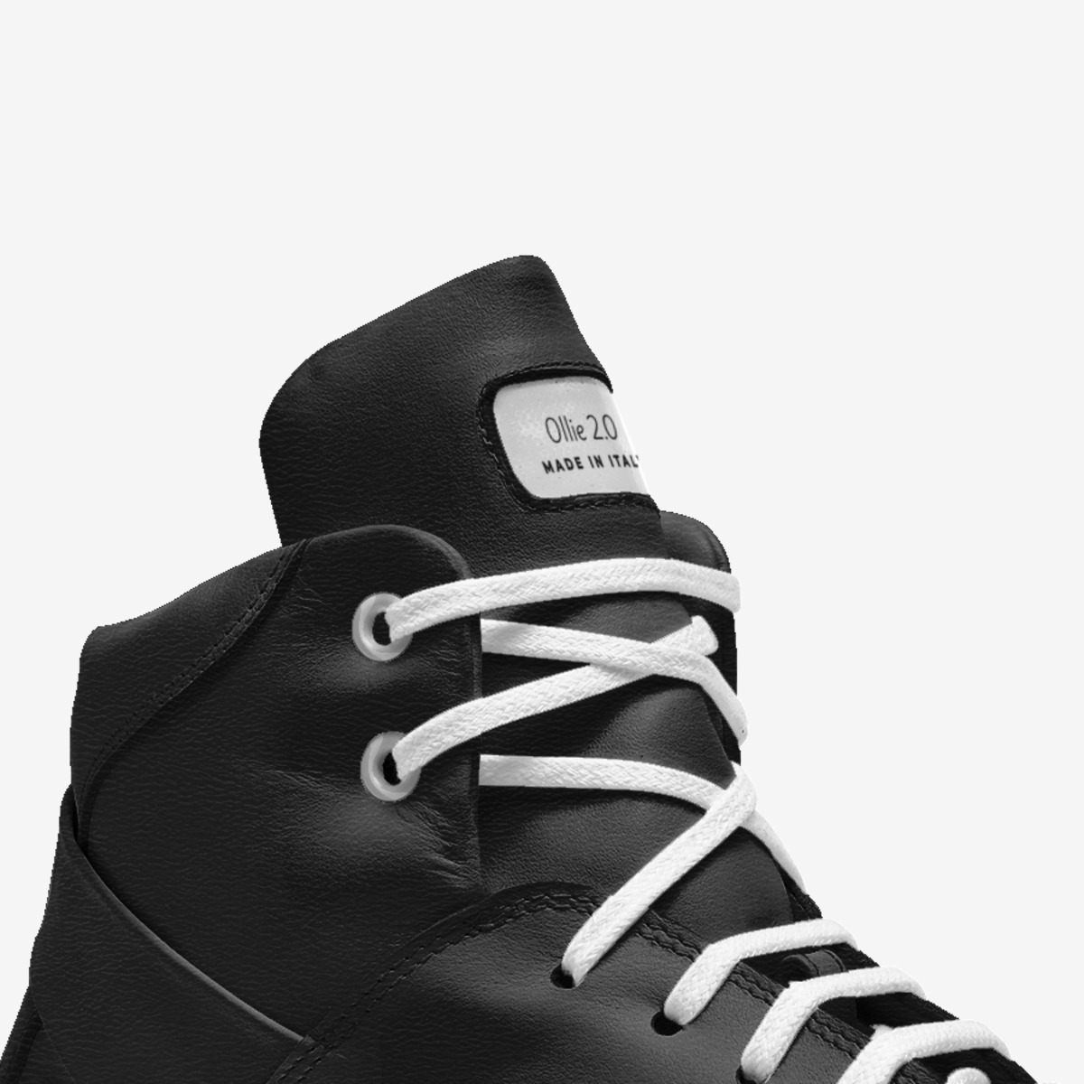Ollie 2.0 custom made in Italy shoes by Ollie Howie | Detail view