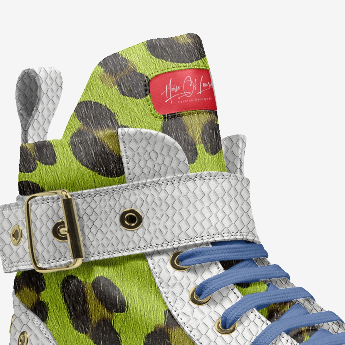 Messiah Edition custom made in Italy shoes by Colette Bates | Detail view
