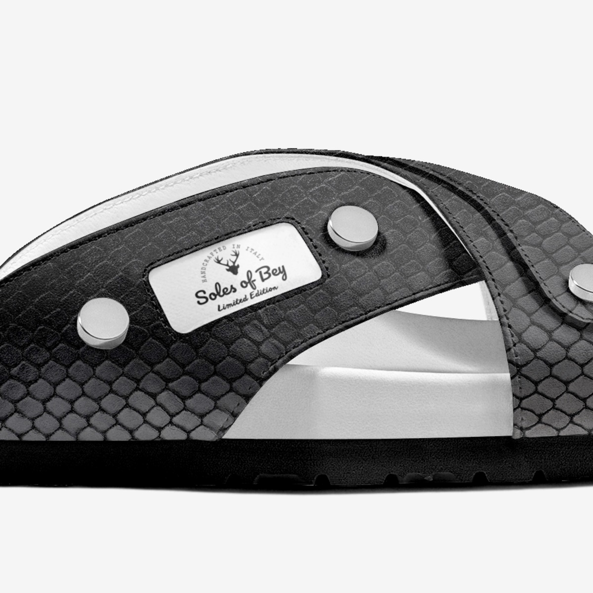 Soles of Bey custom made in Italy shoes by Quiame Bey | Detail view