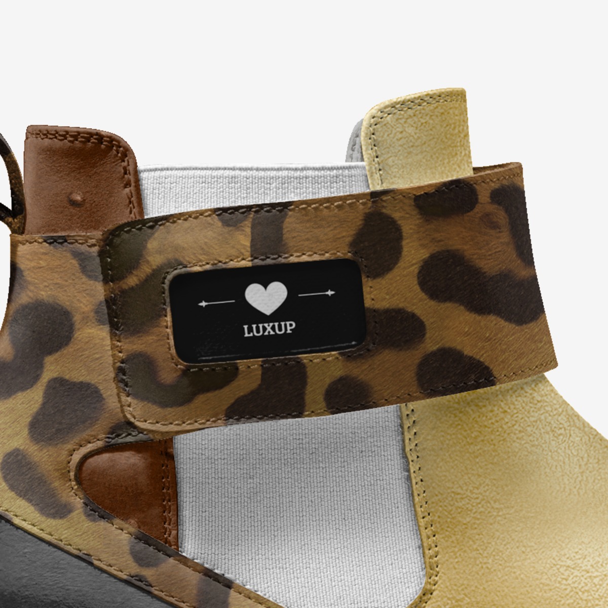 Luxup custom made in Italy shoes by Dwayne White | Detail view