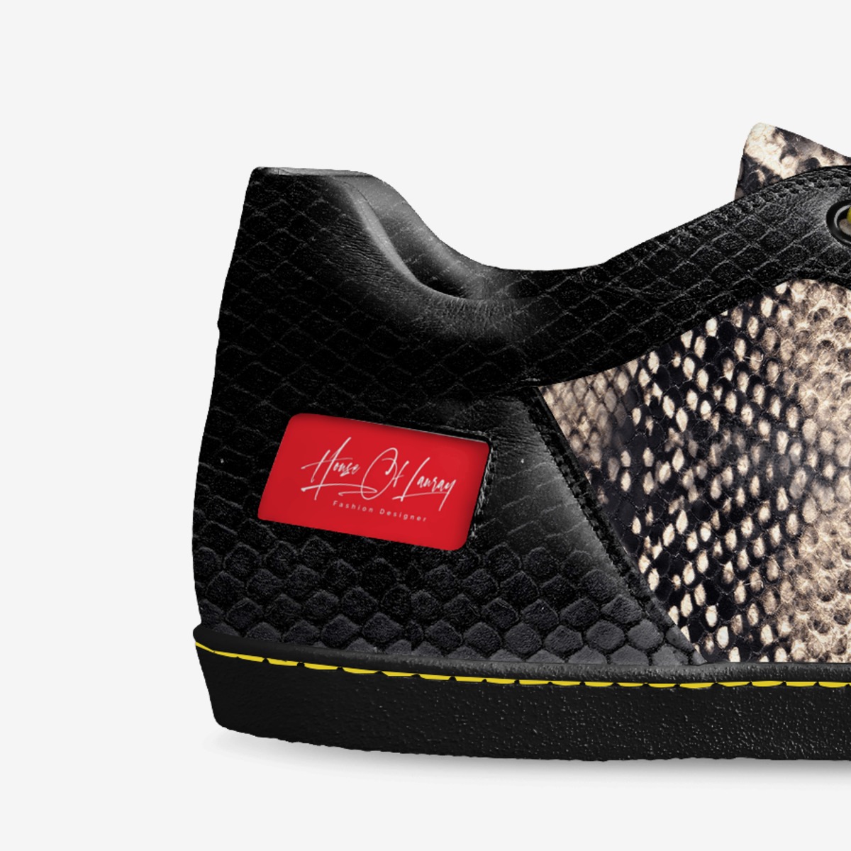 Code Red II custom made in Italy shoes by Colette Bates | Detail view