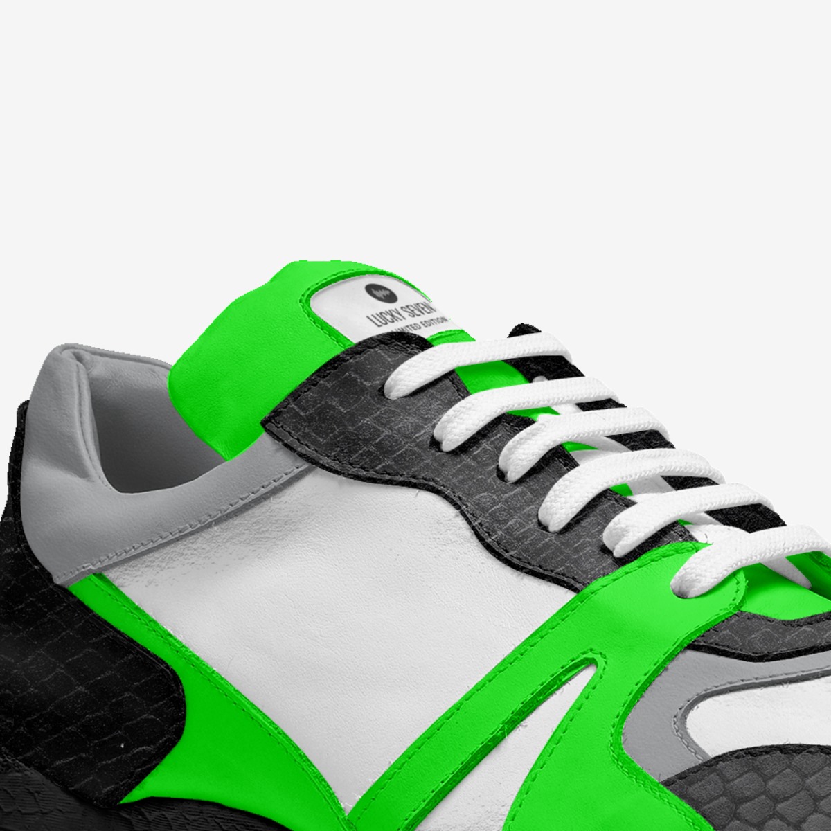 Lucky Sevens custom made in Italy shoes by Crystal A Williams | Detail view