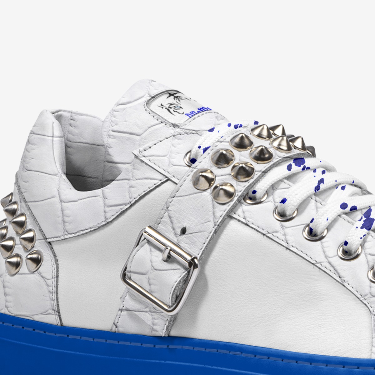 BLUXRATES  custom made in Italy shoes by Jacqueline Bussell | Detail view