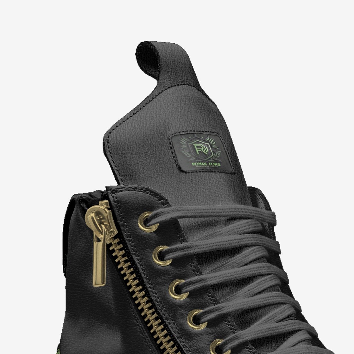 Roman Forge  custom made in Italy shoes by Kalito Ayala | Detail view