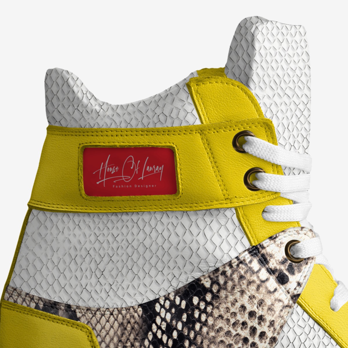 Nicole Kelley custom made in Italy shoes by Colette Bates | Detail view