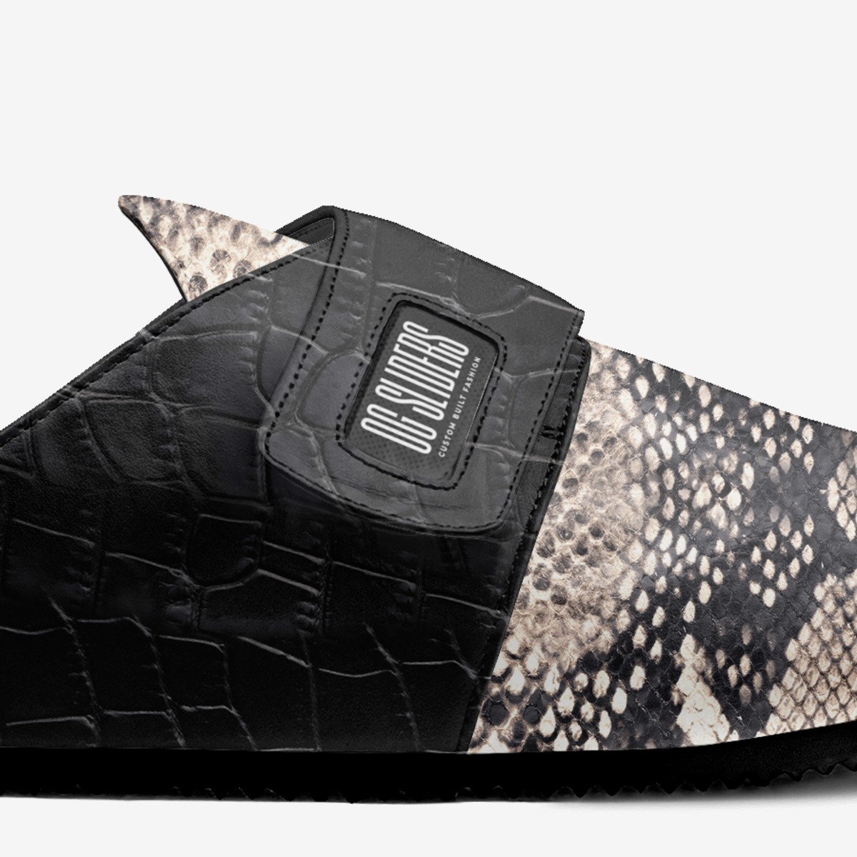 OG SLIDERS custom made in Italy shoes by Oliver Griffin | Detail view