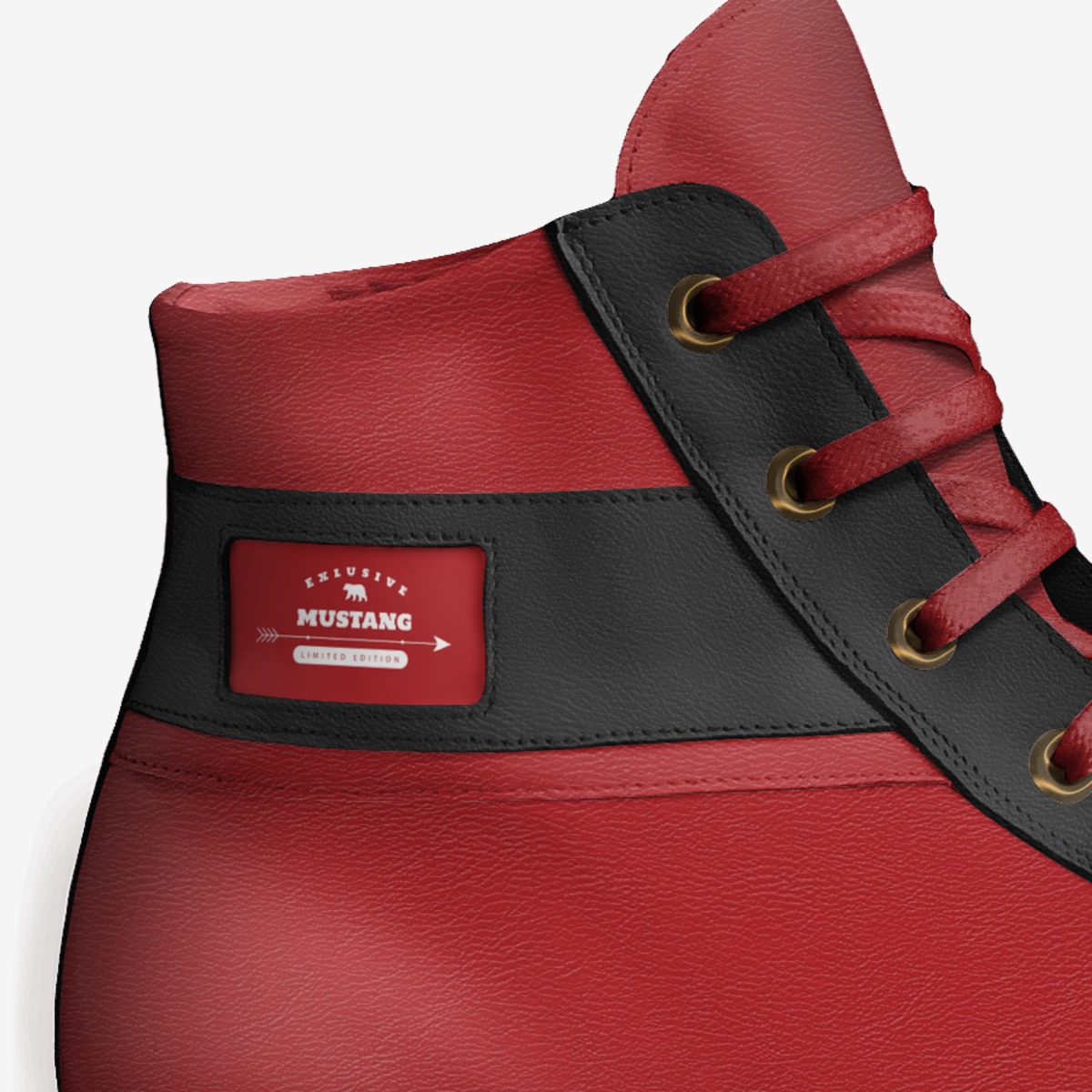 mustang custom made in Italy shoes by Leya S | Detail view