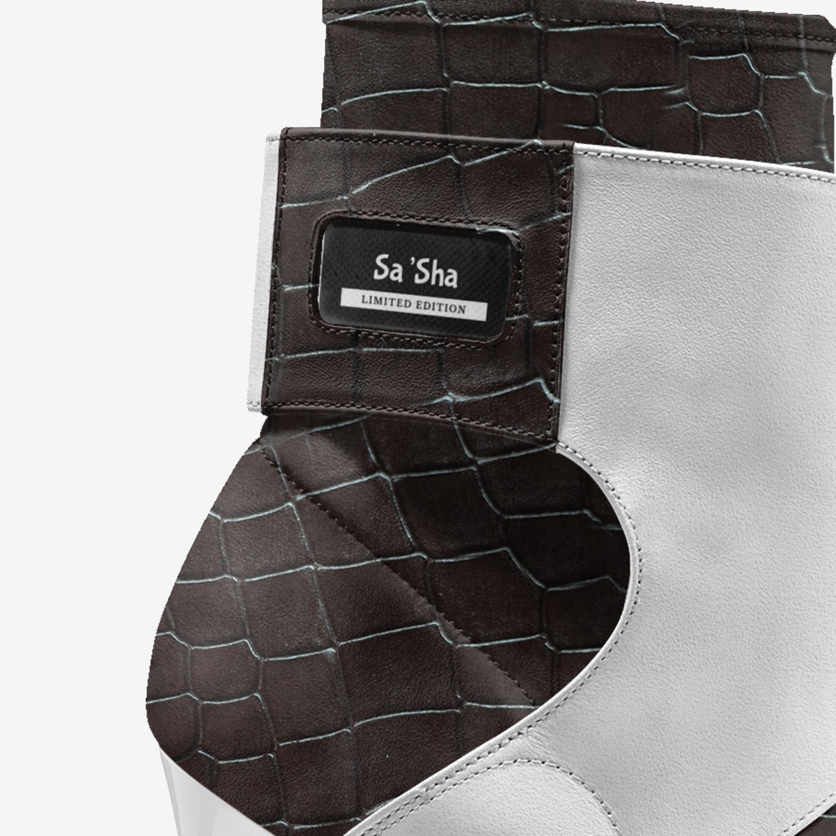 Sa’Sha custom made in Italy shoes by Shannon Phillips | Detail view