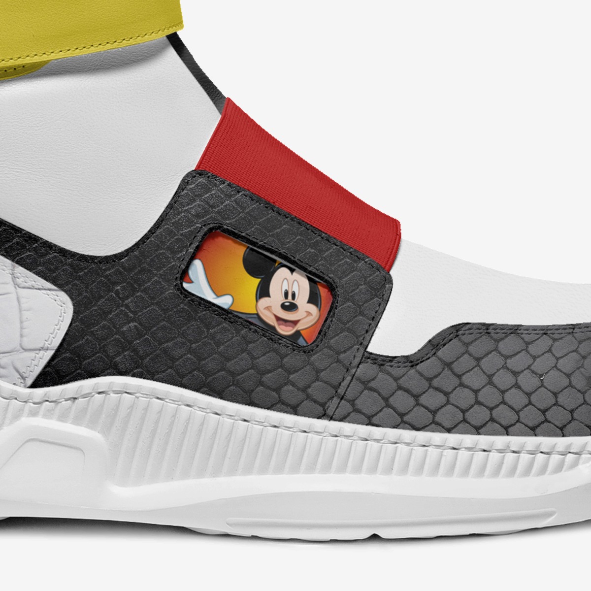 The Mickey Origins custom made in Italy shoes by Rich King | Detail view