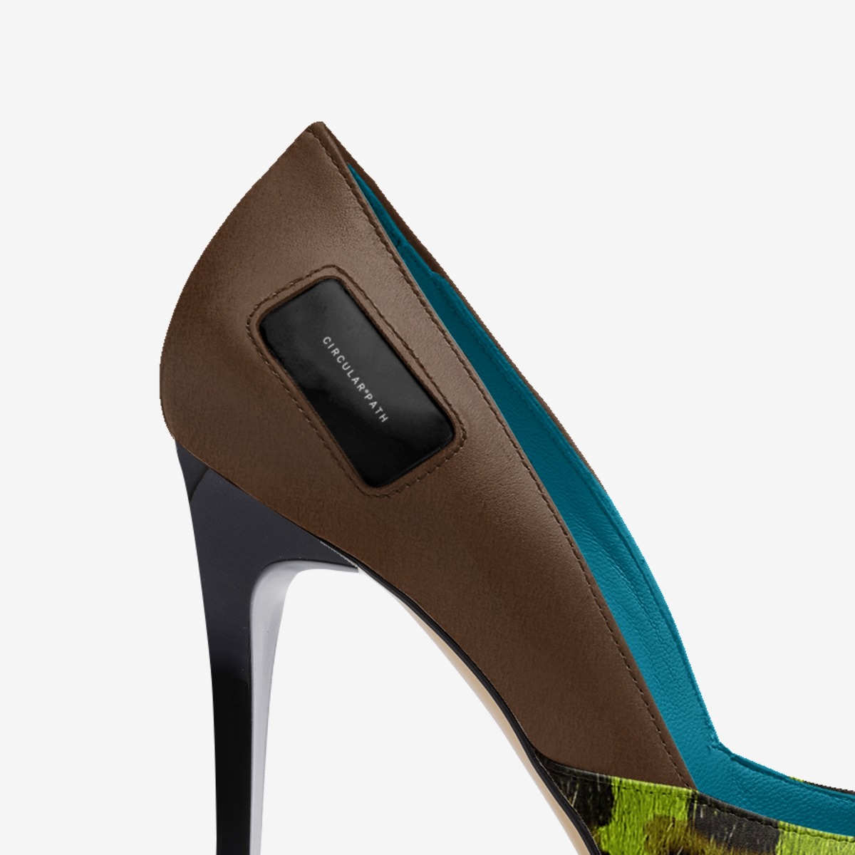 CIRCULAR PATH custom made in Italy shoes by Amanda Murray | Detail view