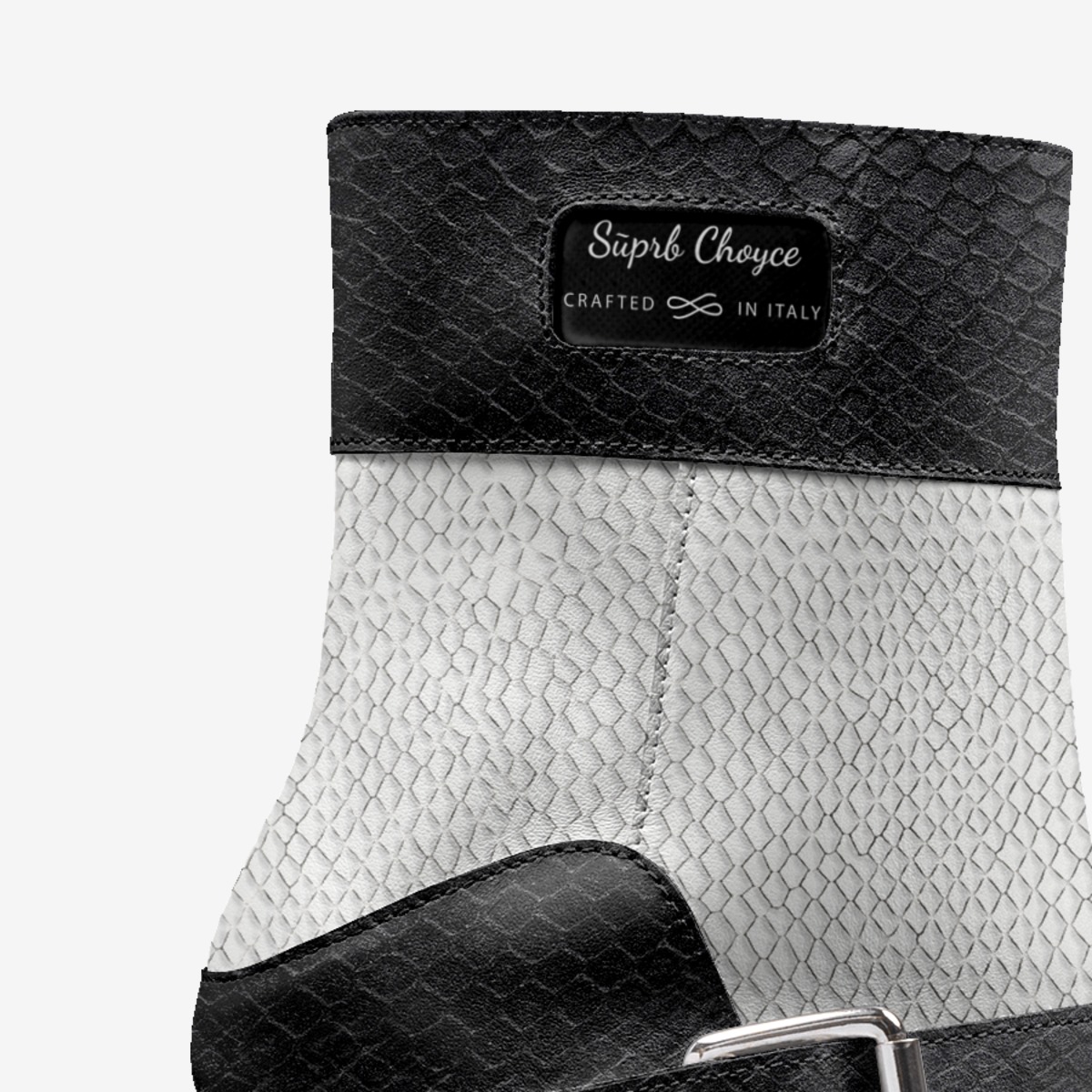 Sūprb Choyce custom made in Italy shoes by Omari Choyce | Detail view