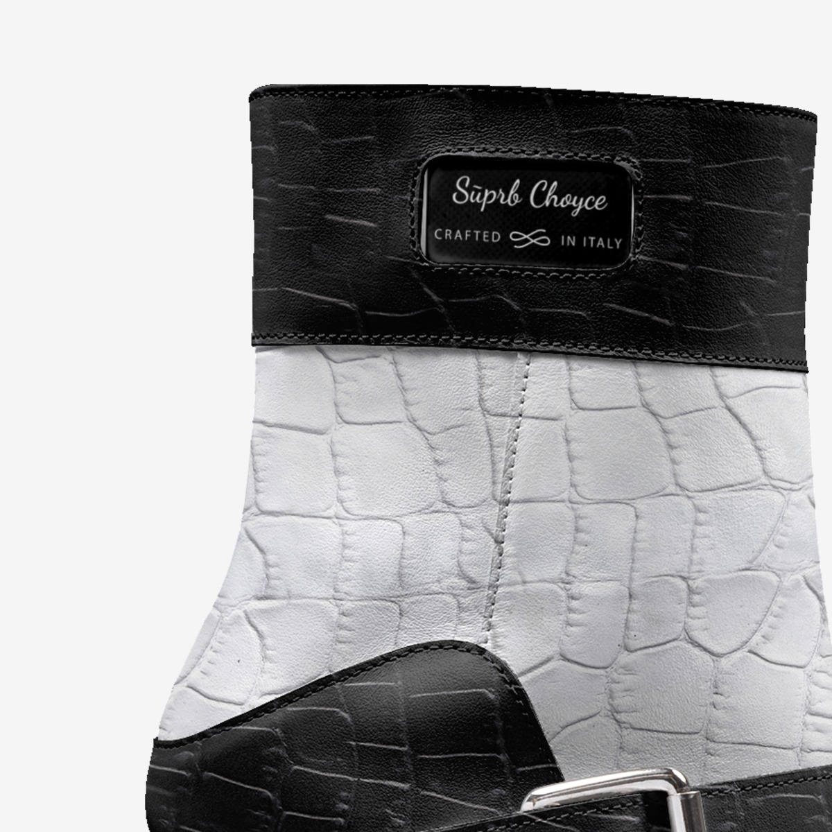 Sūprb Choyce custom made in Italy shoes by Omari Choyce | Detail view