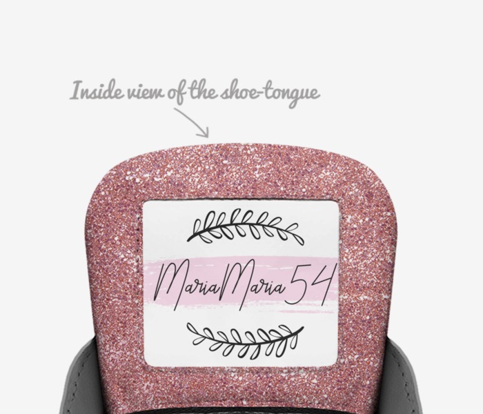 Maria's Boutique  custom made in Italy shoes by Maria W | Tongue view