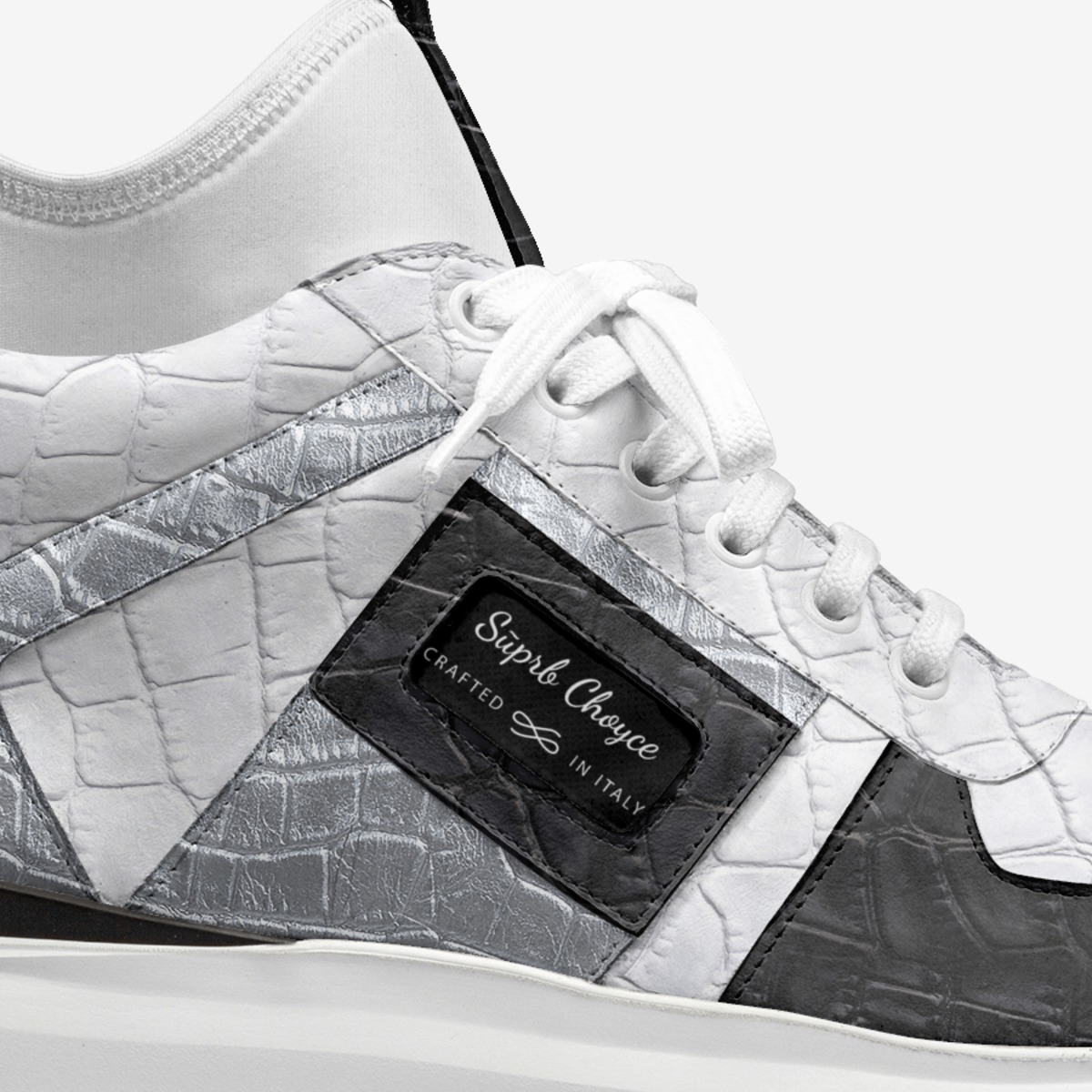 Sūprb Choyce custom made in Italy shoes by Omari Choyce | Detail view
