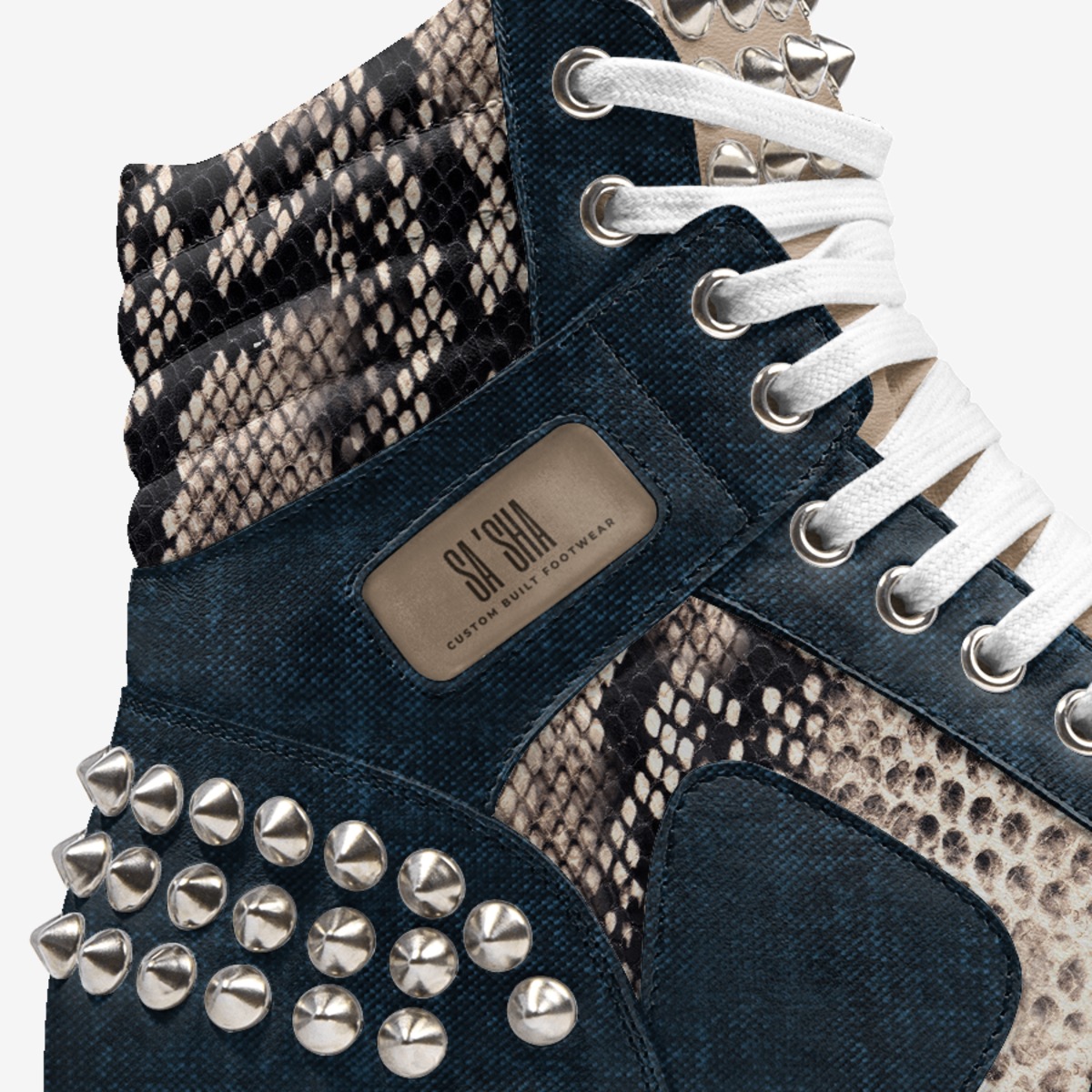 SA’SHA custom made in Italy shoes by Shannon Phillips | Detail view