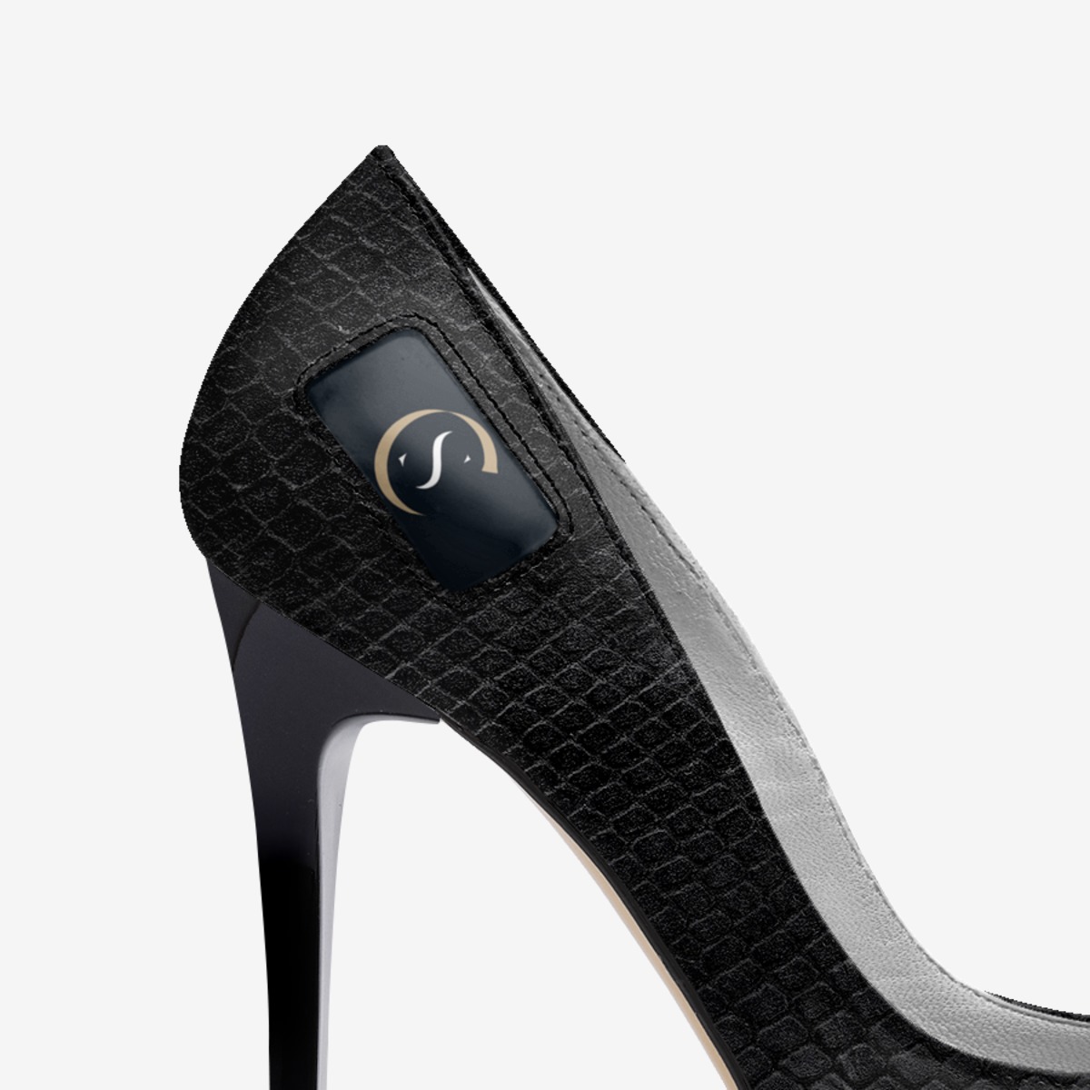 Virtue Stiletto custom made in Italy shoes by Christian Soles Collection | Detail view