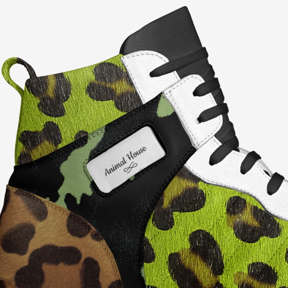 Animal House  custom made in Italy shoes by Diana Joe | Detail view