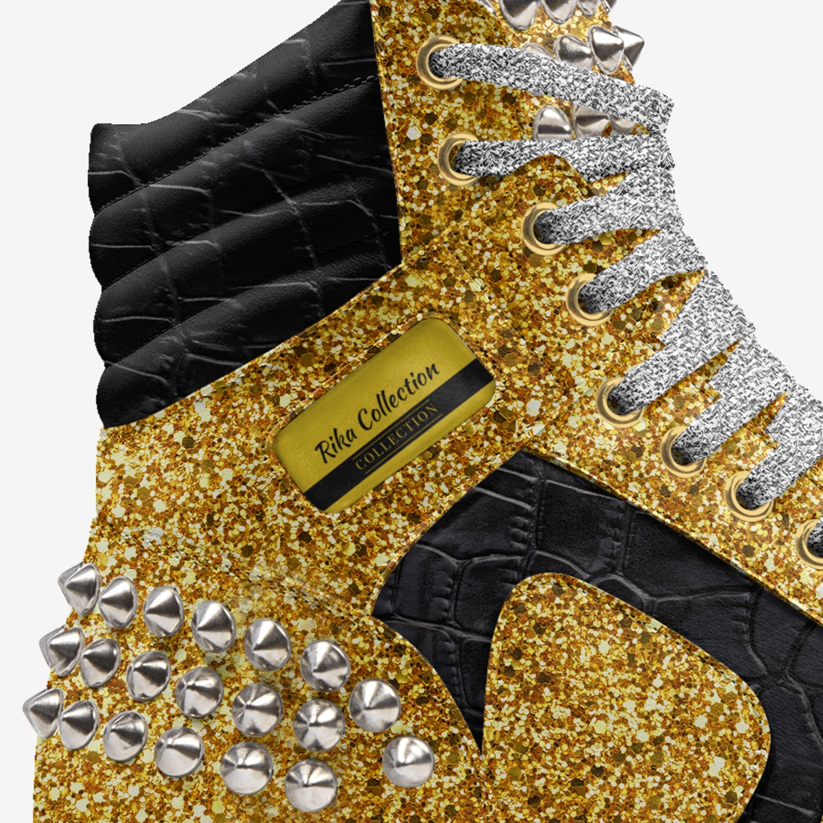 Rika Collection custom made in Italy shoes by Daniah Aljubaili | Detail view