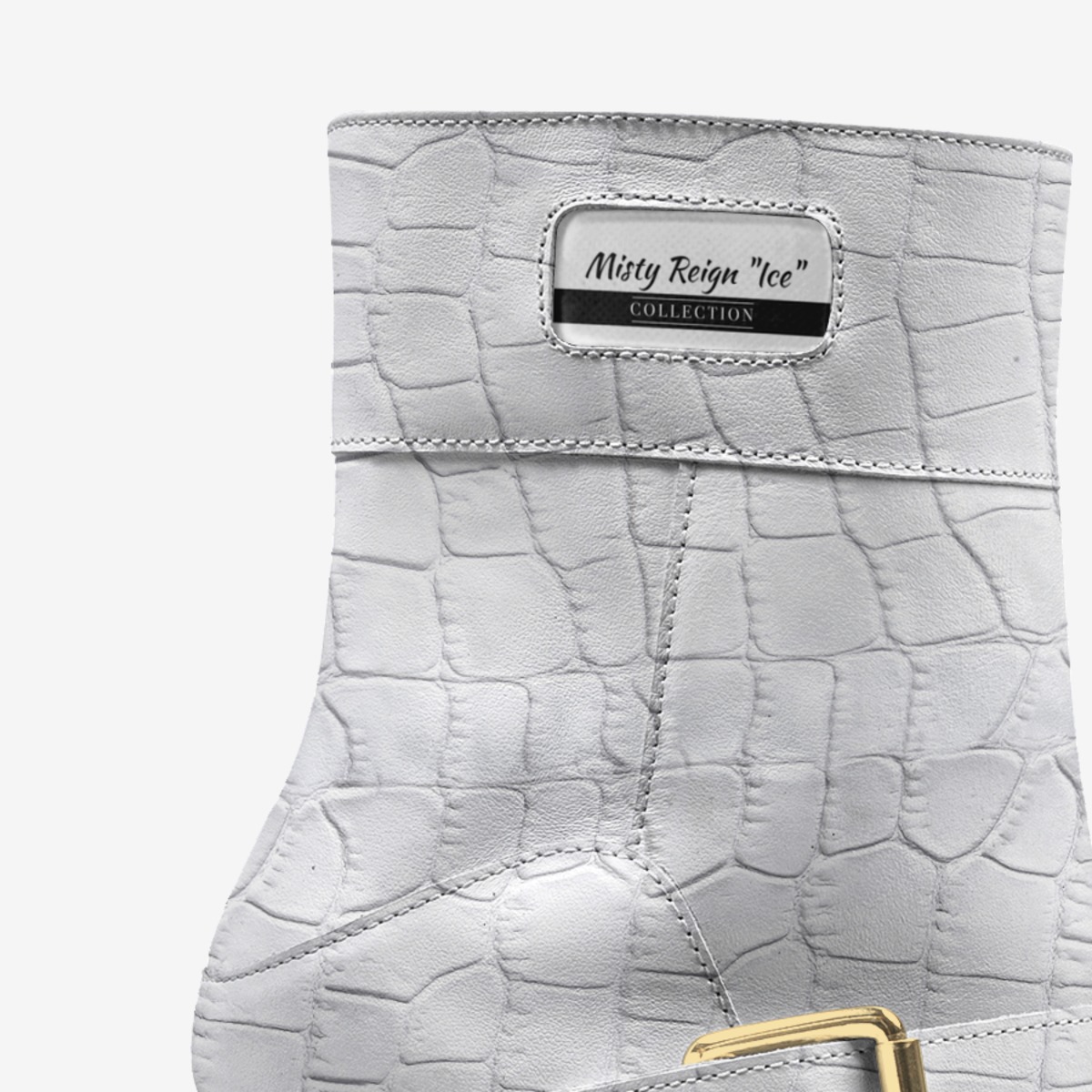 Misty Reign "Ice" custom made in Italy shoes by Bullish Boutique | Detail view