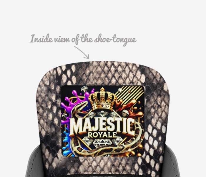 Majestic Royale custom made in Italy shoes by Bullish Boutique | Tongue view