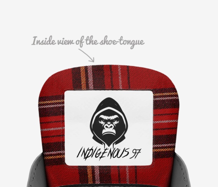 INDIGENOUS 97 custom made in Italy shoes by Jojo Eme | Tongue view