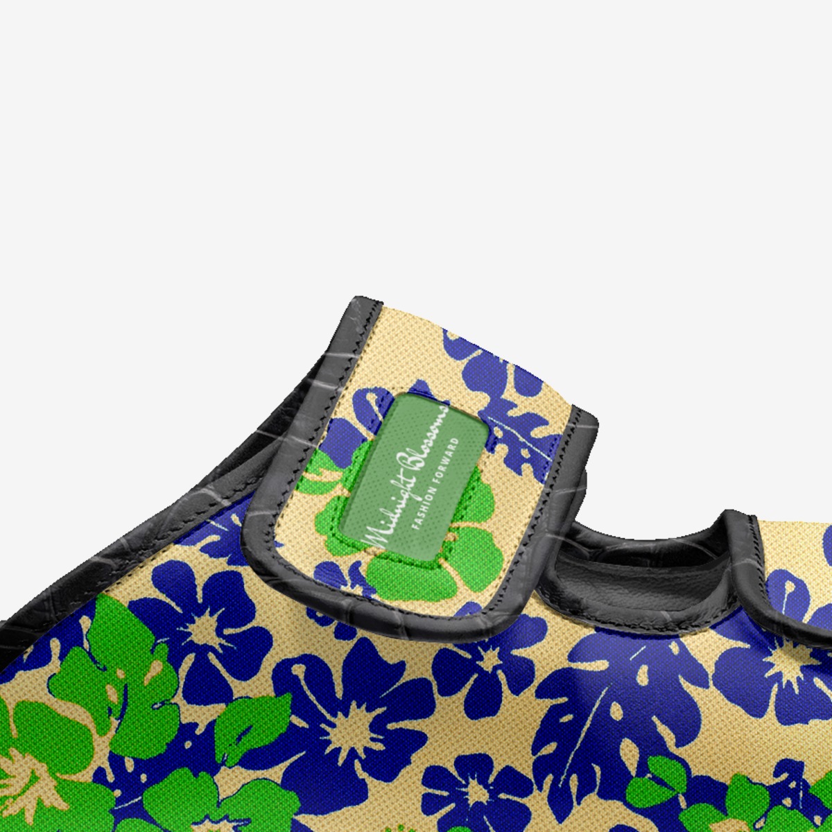 Midnight Blossoms custom made in Italy shoes by Bullish Boutique | Detail view