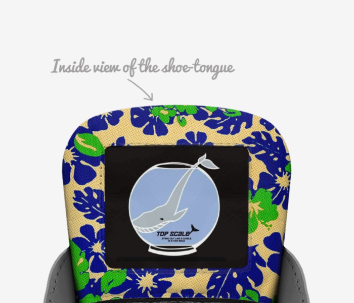 Topscale custom made in Italy shoes by Frank Howard | Tongue view