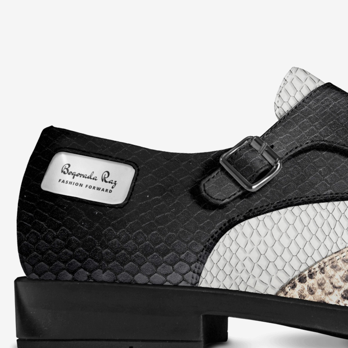 Boqorada Raz custom made in Italy shoes by Selena A Razo Bell | Detail view