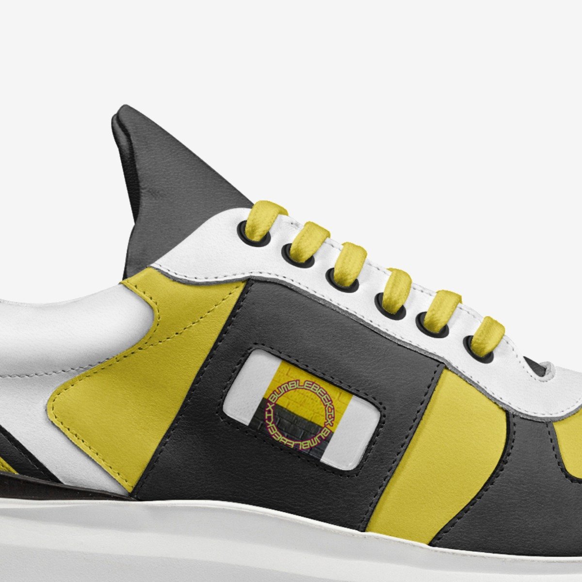 BumbleBeeKix  custom made in Italy shoes by Patrick Jones | Detail view
