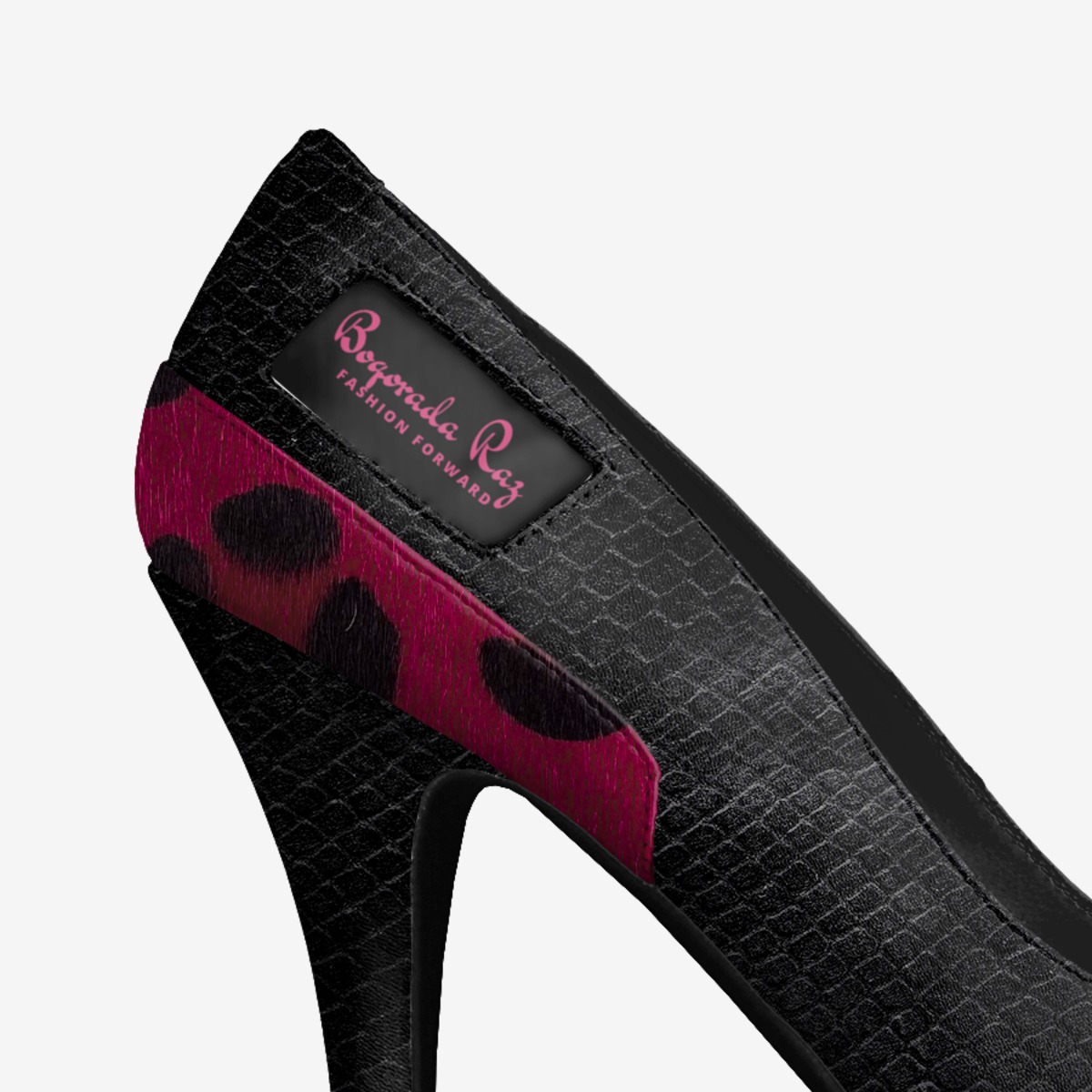 Boqorada Raz  custom made in Italy shoes by Selena A Razo Bell | Detail view