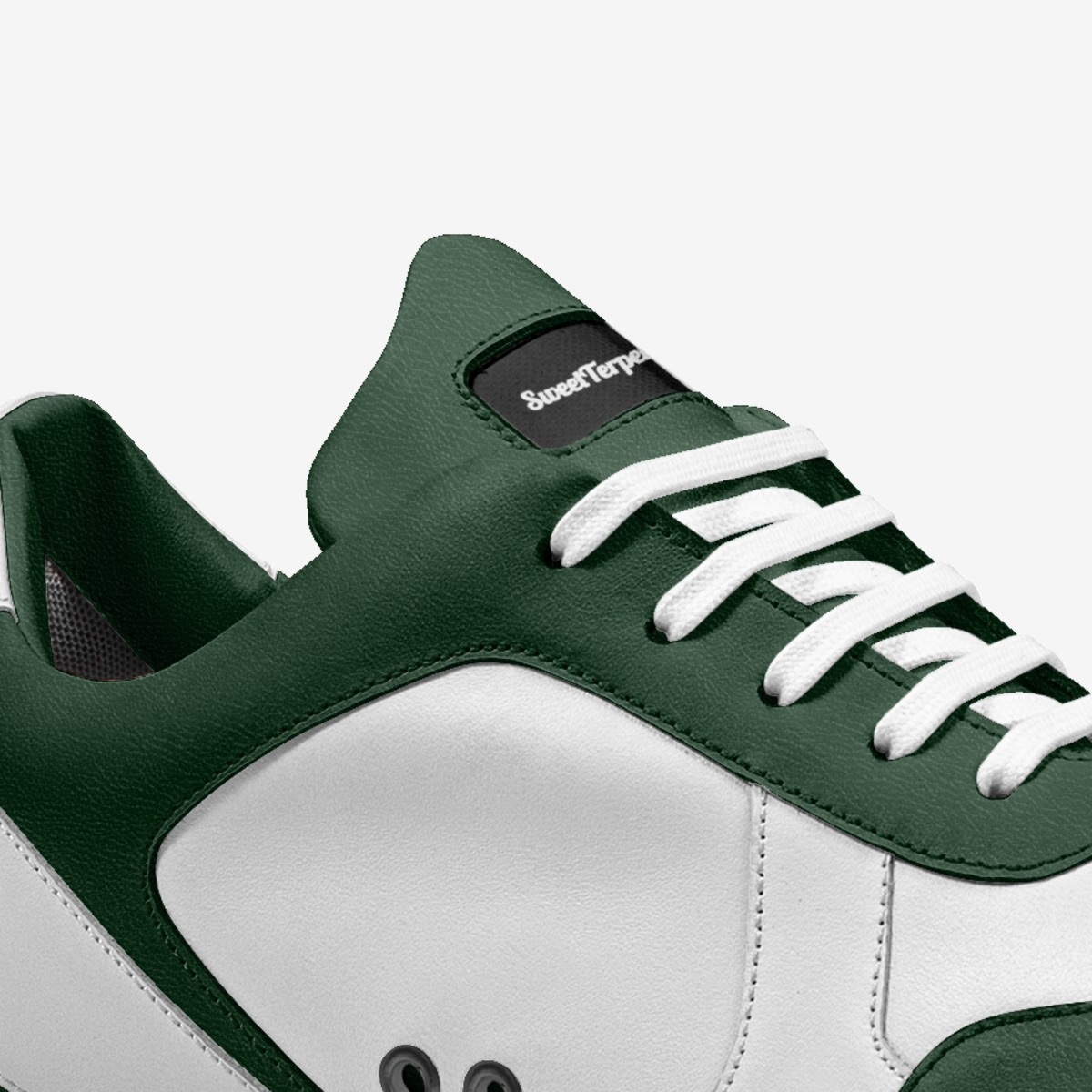 Sweet Terpenes custom made in Italy shoes by Heather Stanley | Detail view