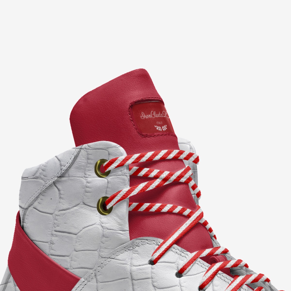 IronCladx25s custom made in Italy shoes by Issac Wright | Detail view