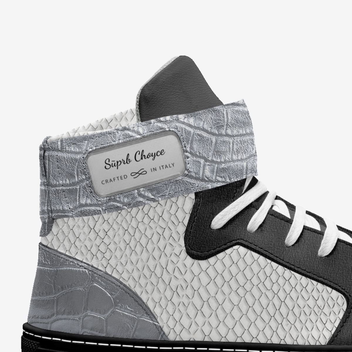 Sūprb Choyce custom made in Italy shoes by Omari Choyce | Detail view