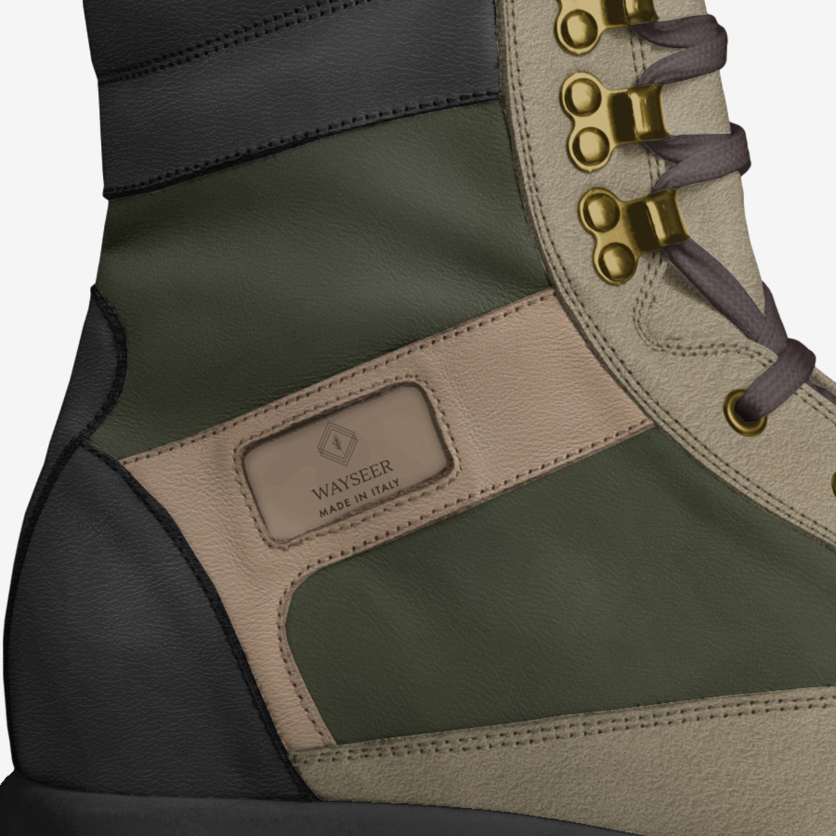 Wayseer custom made in Italy shoes by David Cobb | Detail view