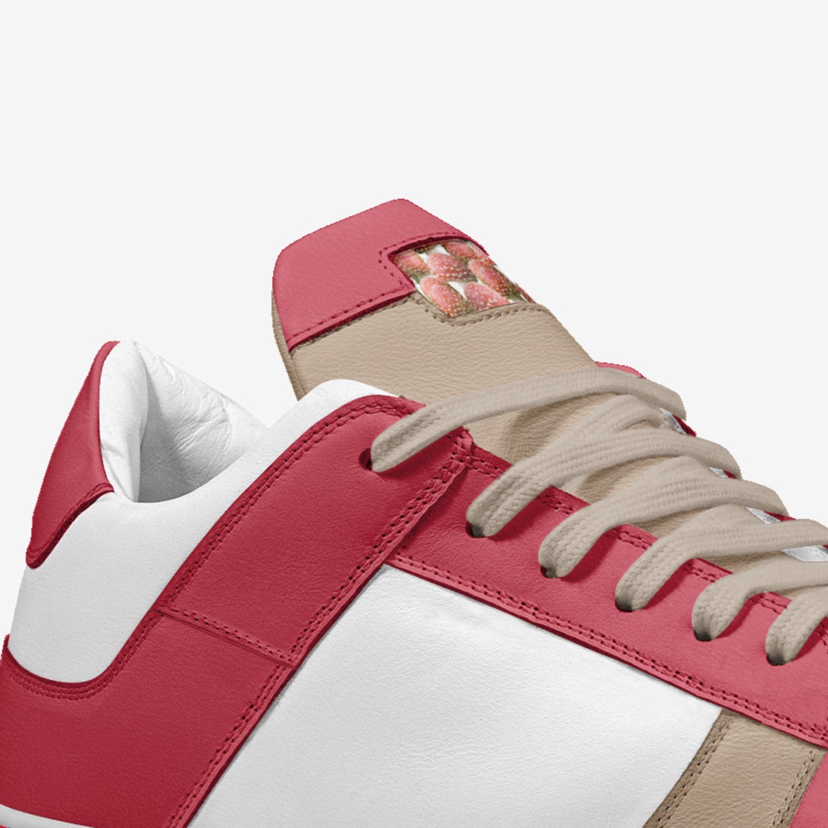 Sweet Terpenes custom made in Italy shoes by Heather Stanley | Detail view