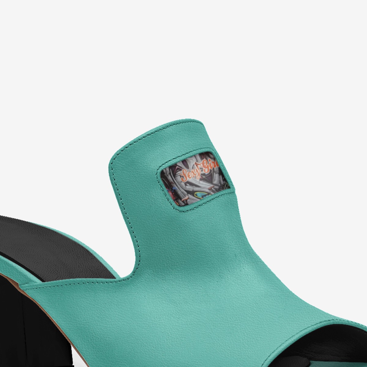 Sexy Girl Fashion  custom made in Italy shoes by Sher-vawn Robinson | Detail view