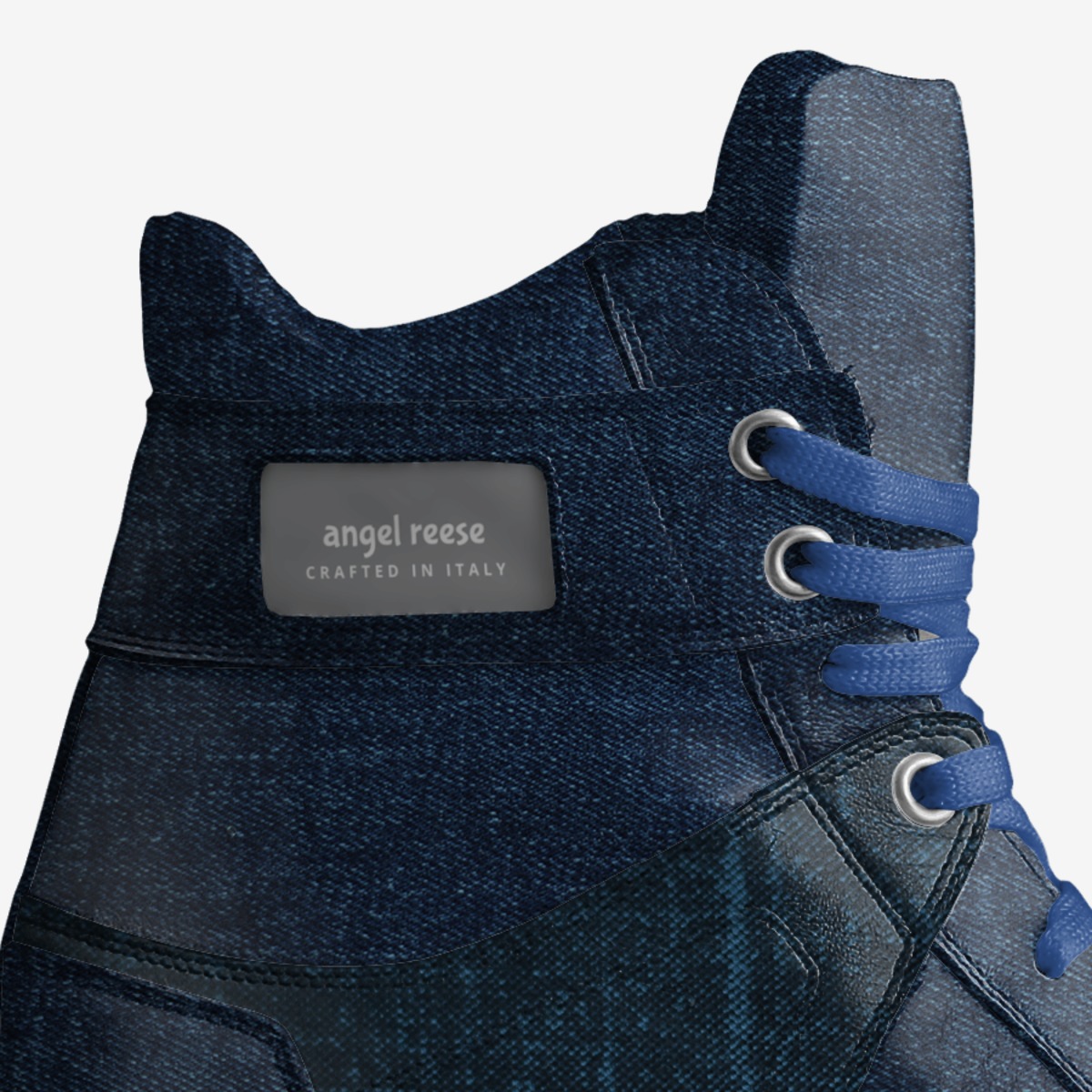 angel reese custom made in Italy shoes by Ny-leeka Jackson | Detail view