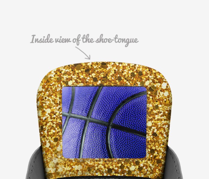 Steffon Carlson custom made in Italy shoes by Lisa Brent | Tongue view